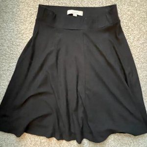 LOFT black casual skirt